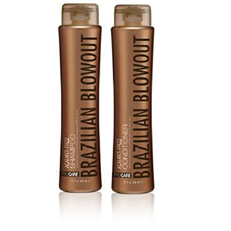 Brazilian Blowout - Brazilian Blowout Procare Anti-frizz Shampoo & Conditioner 12oz Bottles ...