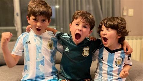 Los hijos de Messi celebraron la victoria de Argentina ante Ecuador | Contexto Tucuman