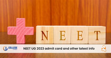 NEET UG 2023 admit card and other latest info