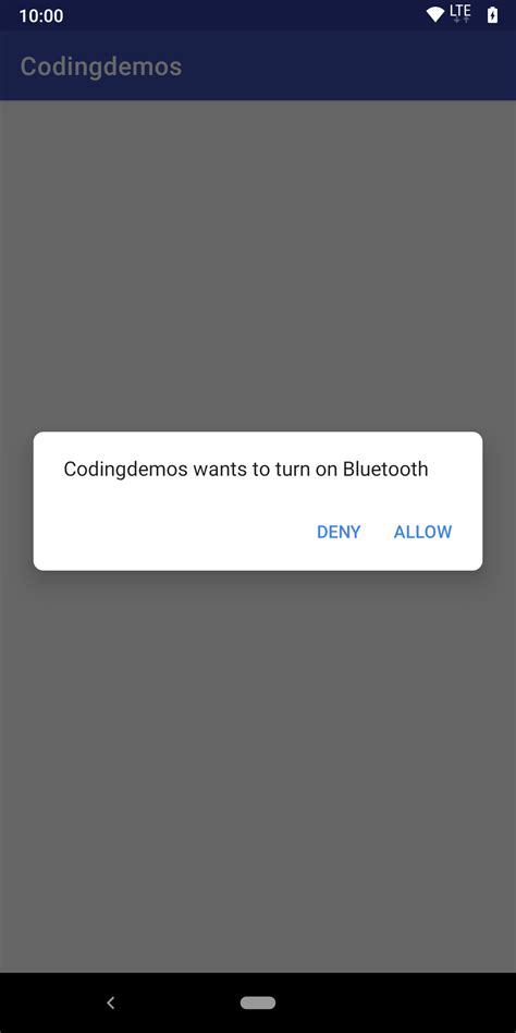 Android Enable Bluetooth Programmatically Tutorial - Coding Demos