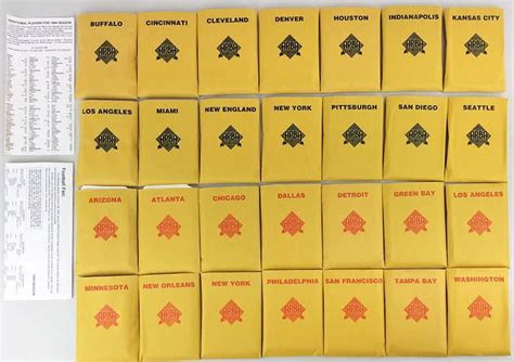 APBA Football APBA Football 1994 Player Cards NM | eBay