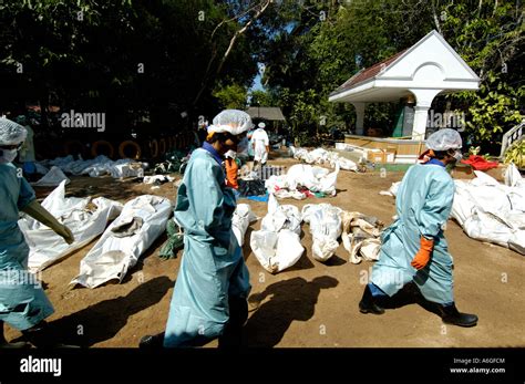 Thailand, Khao Lak Victims of the December 26, 2004 tsunami Stock Photo ...