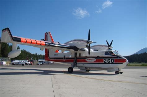 New 'Super Scooper' Firefighting Plane At Lake Tahoe - capradio.org