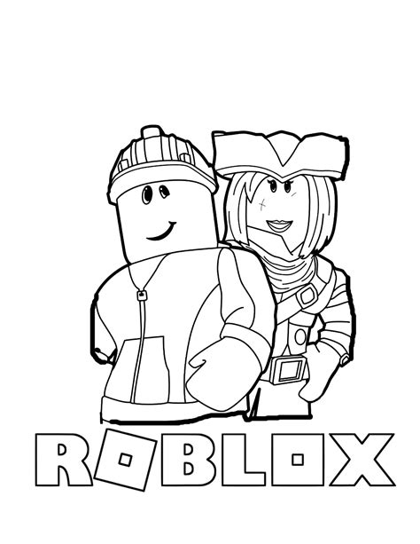 Roblox Characters Coloring Pages – Printable Coloring Pages