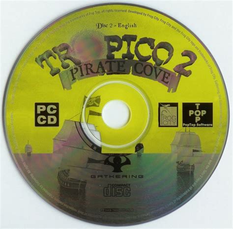 Tropico 2: Pirate Cove cover or packaging material - MobyGames