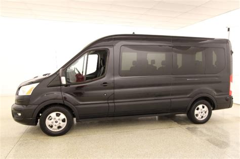 Pre-Owned 2020 Ford Transit-350 XLT Medium Roof 15 Passenger Van Passenger Van in Leavenworth # ...