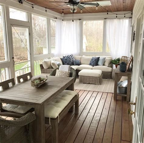 Screened In Porch Ideas | Sunroom decorating, Porch furniture, Screened ...