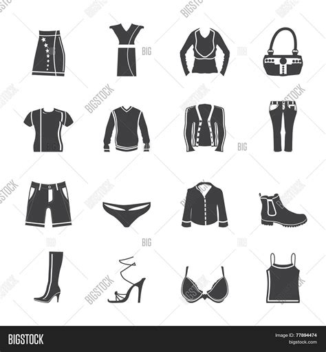 Silhouette Clothing Vector & Photo (Free Trial) | Bigstock