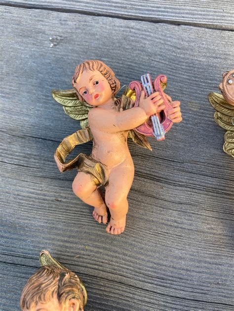 Set of 6 Depose Roman Fontanini Angels Cherubs Made in Italy - Etsy