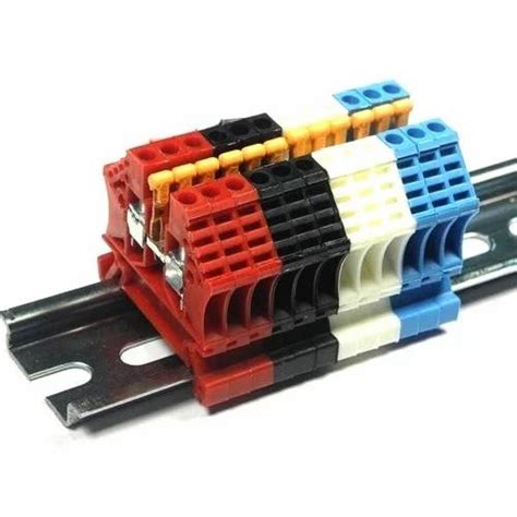 Connectwell Din Rail Terminal Blocks, 40 Degrees at Rs 250/unit(s) in ...