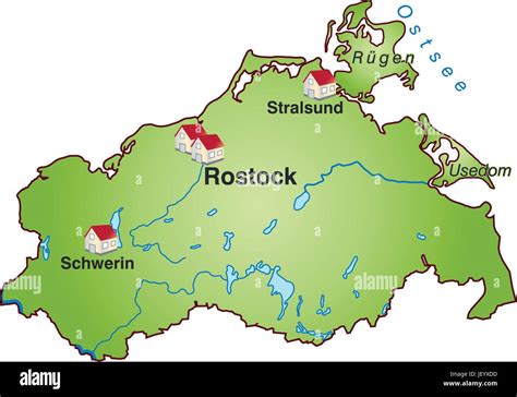 pomerania map of westernpomerania Stock Vector Image & Art - Alamy