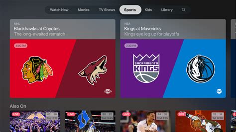 Sports in the Apple TV app - Apple Support