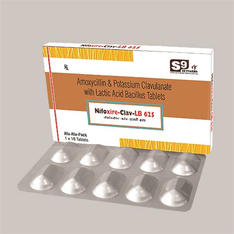 Amoxycillin+ clavulanic acid+Lactic Acid Bacillus Tablets