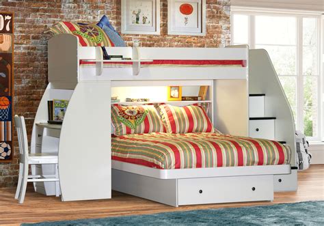 Twin over Full with Desk | Bunk bed with desk, Bunk beds with stairs, Bunk beds