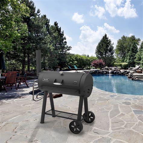 Signature Series Heavy-Duty Barrel Charcoal Grill | Charcoal grill ...