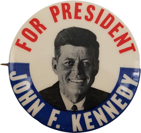 Amazon.com: John F Kennedy for President ORIGINAL 1960 Vintage Campaign Button: Entertainment ...