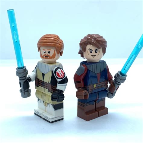 LEGO Star Wars Anakin Skywalker Lightsaber Edible Cake Topper Image AB ...