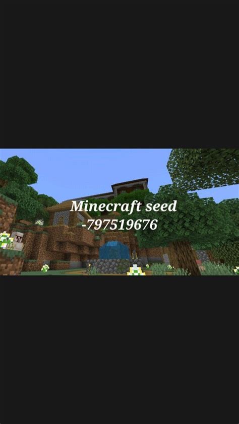 Minecraft Mansion Seed | Minecraft, Minecraft creations, Cool minecraft ...