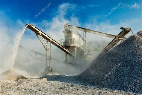 Industrial crusher - rock stone crushing machine Stock Photo by ©DmitryRukhlenko 55584477