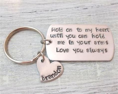 Custom Couples Keychain Custom Couples Gift Custom Keychain | Etsy