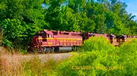 Clarksville trains part 1! - YouTube