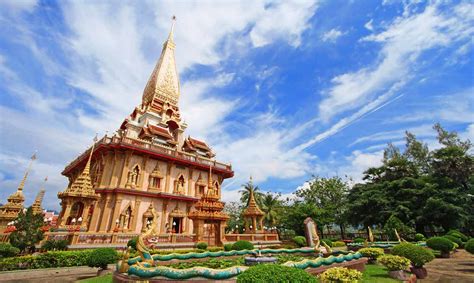 Chalong Temple is the largest of Phuket's temples, and the most visited.