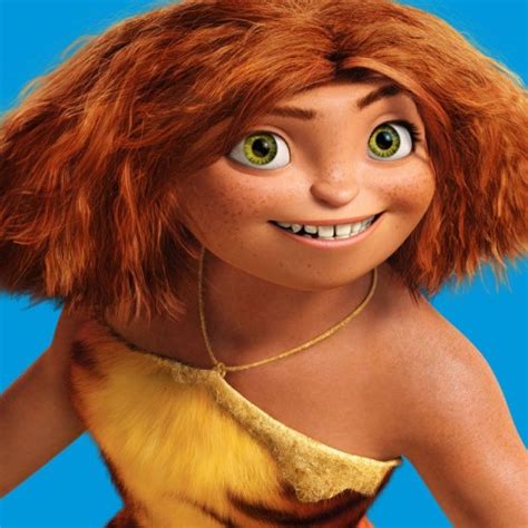 The Croods Eep an almost thoroughly modern prehistoric protagonist