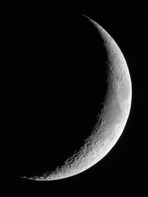 Crescent Moon, Beautiful Crescent Moon, 1052x1402, #6809