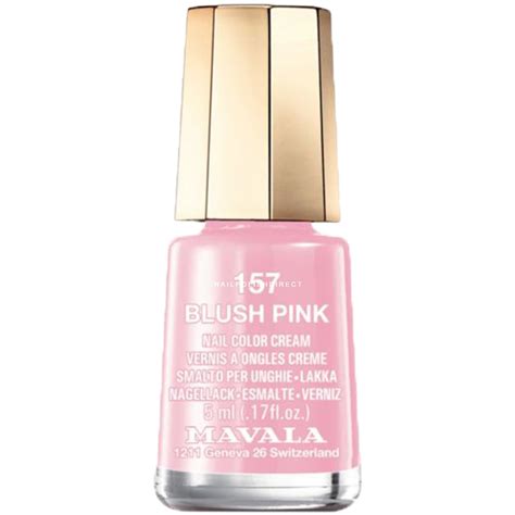 Mini Color Creme Gel Effect Nail Polish - Blush Pink (157) 5ml