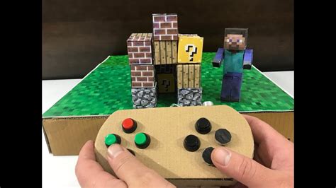 Minecraft. Cardboard game. DIY | Diy video game, Games, Cardboard