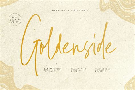 Goldenside Handwritten Script Font - Dafont Free