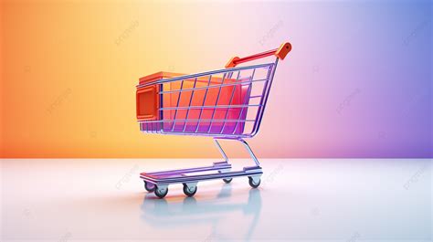 Gradient Modern Simple Shopping Cart Background, Gorgeous, Carnival, Shopping Background Image ...