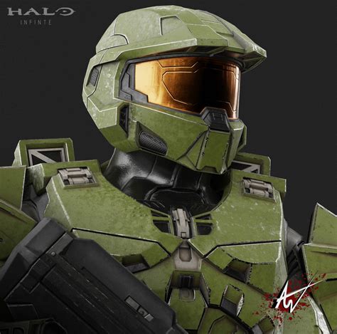 Halo Infinite Master Chief Face