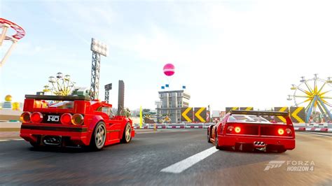 FH4 LEGO Speed Champions - LEGO Ferrari F40 Speed Champions Race - YouTube