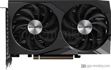 GIGABYTE GeForce RTX 3060 Windforce OC 12G LHR Benchmark and Specs