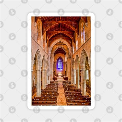 Bryn Athyn Cathedral. Interior. - Bryn Athyn - Magnet | TeePublic