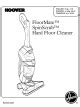 HOOVER FLOORMATE SPINSCRUB USER MANUAL Pdf Download | ManualsLib