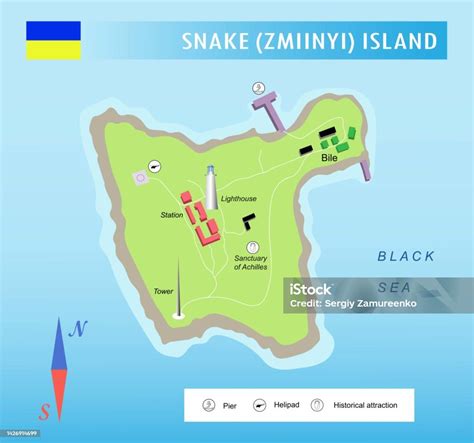 Snake Island Stock Illustration - Download Image Now - Black Sea ...