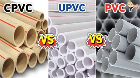 PVC Vs UPVC Vs CPVC Pipes| எது சிறந்தது? விலை குறைவு! - YouTube