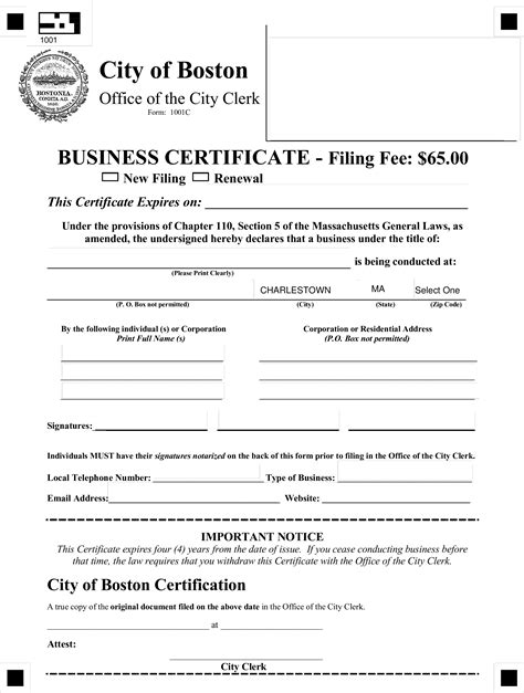 Blank Certificate Template - Boston, Transparent Png - Original Size PNG Image - PNGJoy