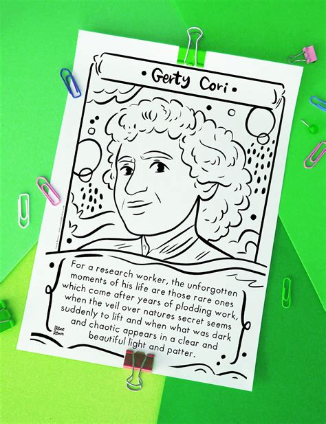 GERTY CORI Quote Coloring Page Printable Drawing - Etsy