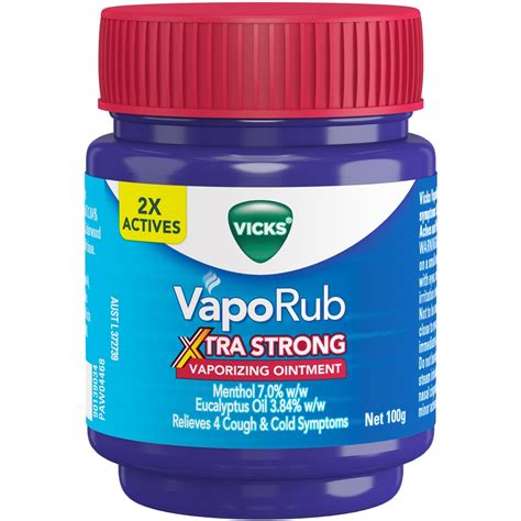 Vicks VapoRub Xtra Strong 100g | BIG W