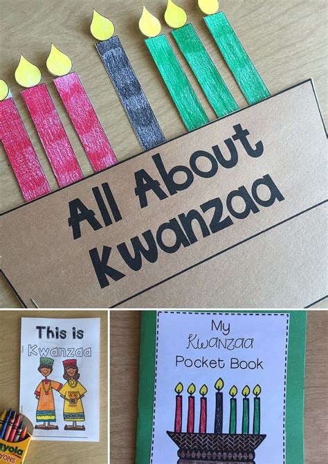 Kwanzaa Activities: Graphic Organizers, Mini-Book, and Craft | Kwanzaa activities, Kwanzaa ...