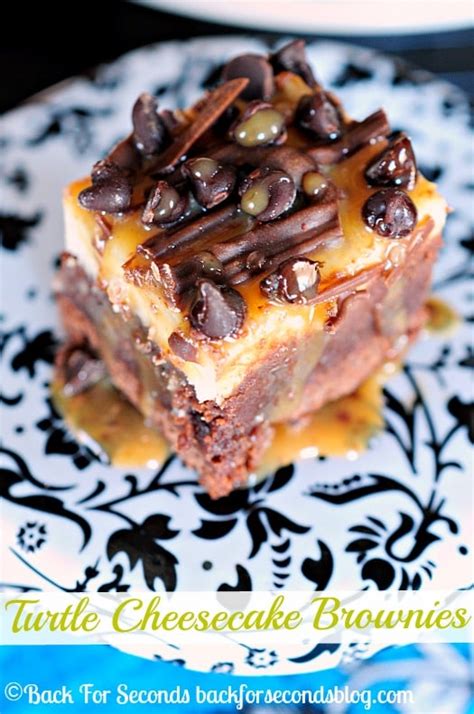 Turtle Cheesecake Brownies - Page 2 of 2 - Back for Seconds