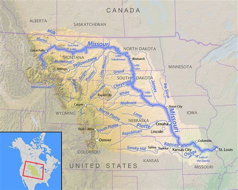 John Colter's 1807 Solo Trek Map