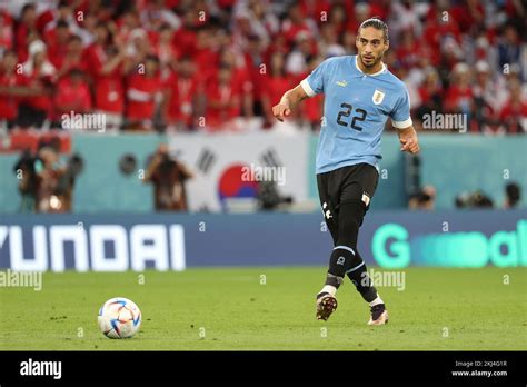 Martin Caceres of Uruguay during the FIFA World Cup 2022, Group H football match between Uruguay ...