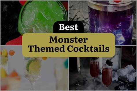 11 Monster Themed Cocktails That Will Slay Your Next Party | DineWithDrinks