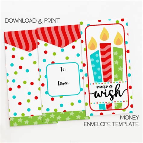 Printable Birthday Money Gift Envelope / Instant Download PDF - Etsy