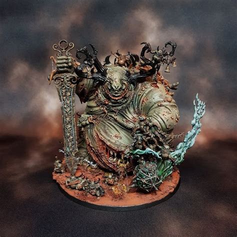 Nurgle Great Unclean One Conversion | Warhammer 40k artwork, Warhammer art, Fantasy miniatures