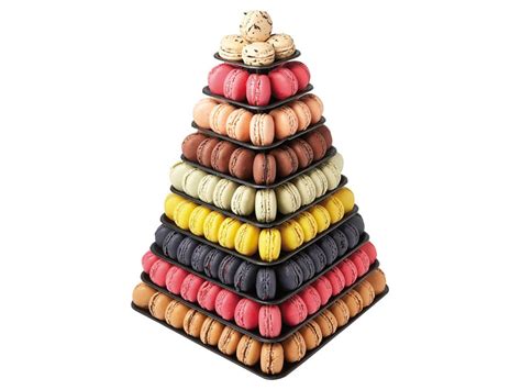 Black Square Macaron Stand - Meilleur du Chef